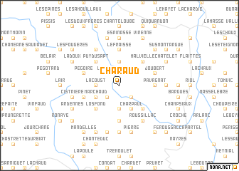 map of Charaud