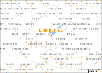 map of Charavines