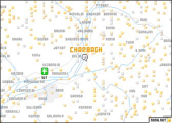 map of Chārbāgh