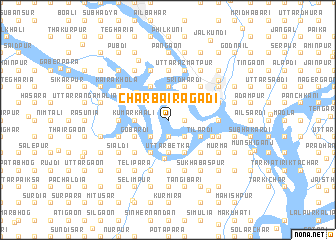 map of Char Bairāgādi