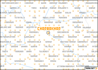 map of Chārbākhar