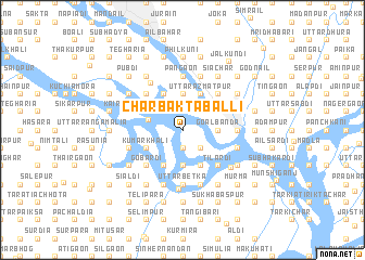 map of Char Baktaballi