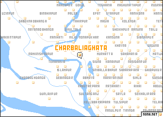 map of Char Bāliāghāta