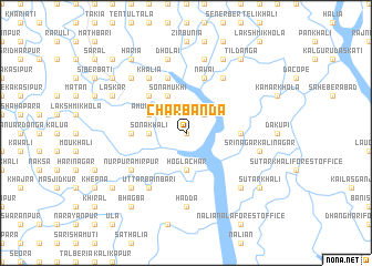 map of Chārbānda