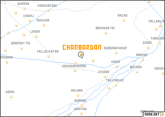 map of Chārbardān