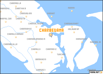 map of Char Bedama