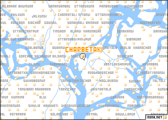 map of Char Betāki