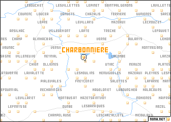 map of Charbonniere
