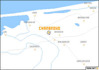 map of Charbrowo