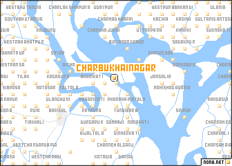 map of Char Bukhainagar