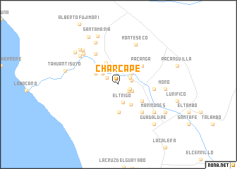 map of Charcape