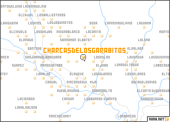 map of Charcas de los Garabitos