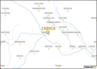 map of Charca