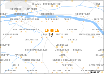 map of Charcé