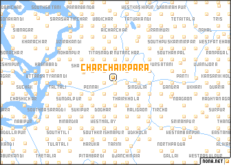 map of Char Chāirpāra