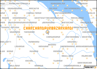 map of Char Chāndpur Bāzārkāndi