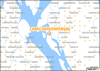 map of Char Chandra Prasād