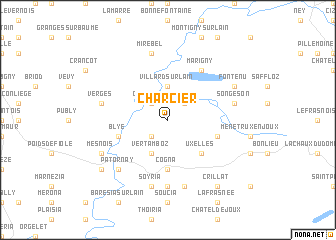 map of Charcier