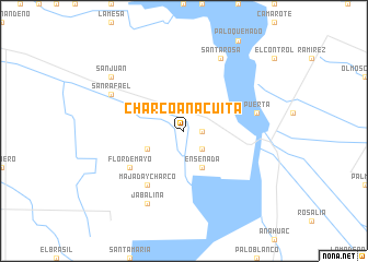 map of Charco Anacuita