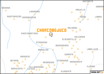 map of Charco Bejuco