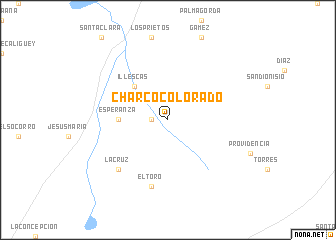 map of Charco Colorado