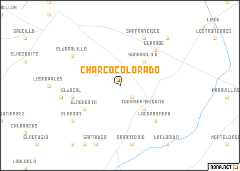 map of Charco Colorado