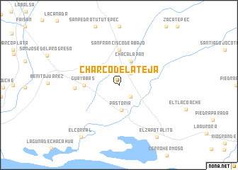 map of Charco de la Teja