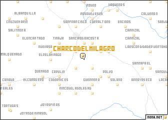 map of Charco del Milagro