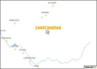 map of Charco Hondo