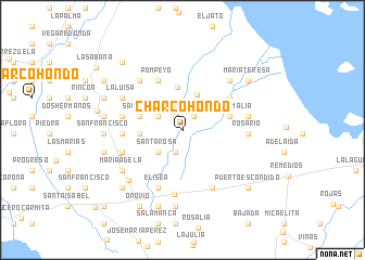 map of Charco Hondo