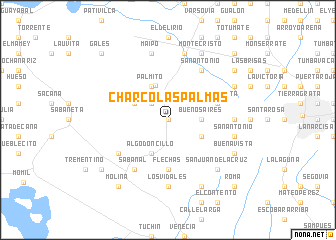 map of Charco Las Palmas