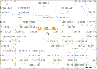 map of Charcones