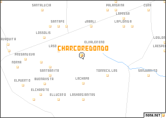 map of Charco Redondo
