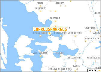 map of Charcos Amargos