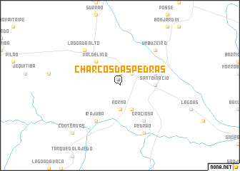 map of Charcos das Pedras