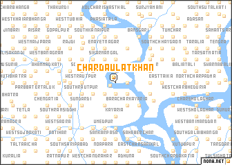 map of Char Daulat Khān