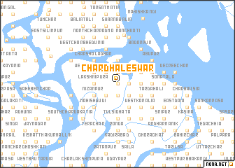 map of Char Dhaleswar