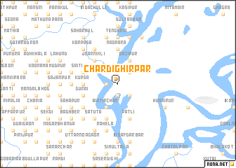 map of Char Dighirpār