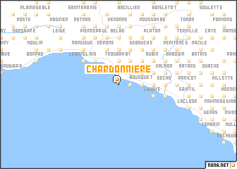 map of Chardonnière