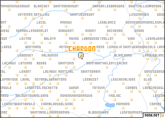 map of Chardon