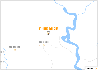 map of Charduār