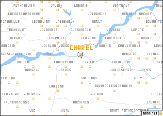 map of Charel