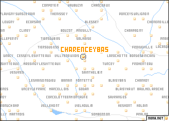 map of Charencey Bas