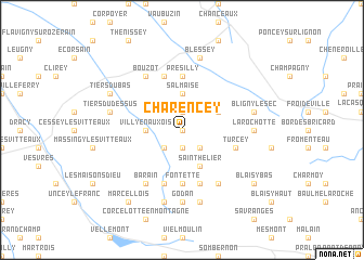 map of Charencey