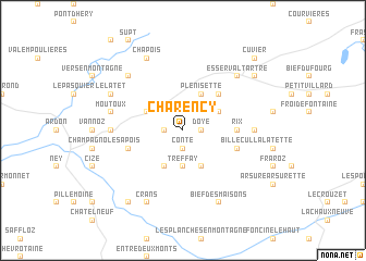 map of Charency