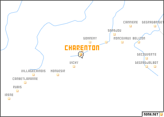 map of Charenton
