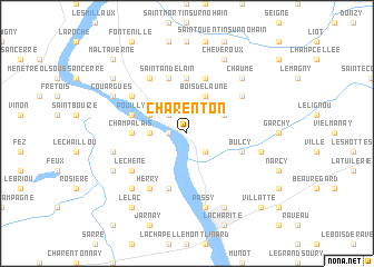 map of Charenton