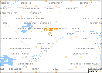 map of Charey