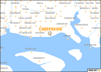 map of Char Fakīra