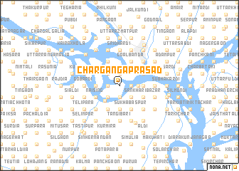 map of Char Gangāprasād